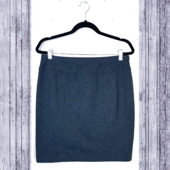 Ellen Tracy Dresses & Skirts - ELLEN TRACY Grey Stretch Pencil Skirt
